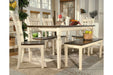 Whitesburg Brown/Cottage White Dining Bench - D583-00 - Vega Furniture