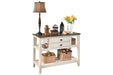 Whitesburg Brown/Cottage White Dining Server - D583-59 - Vega Furniture