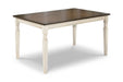 Whitesburg Brown/Cottage White Dining Table - D583-25 - Vega Furniture