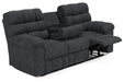Wilhurst Marine Reclining Sofa with Drop Down Table - 5540389 - Vega Furniture