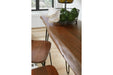 Wilinruck Brown/Black Counter Height Dining Table - D402-52 - Vega Furniture