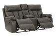 Willamen Quarry Reclining Loveseat with Console - 1480194 - Vega Furniture