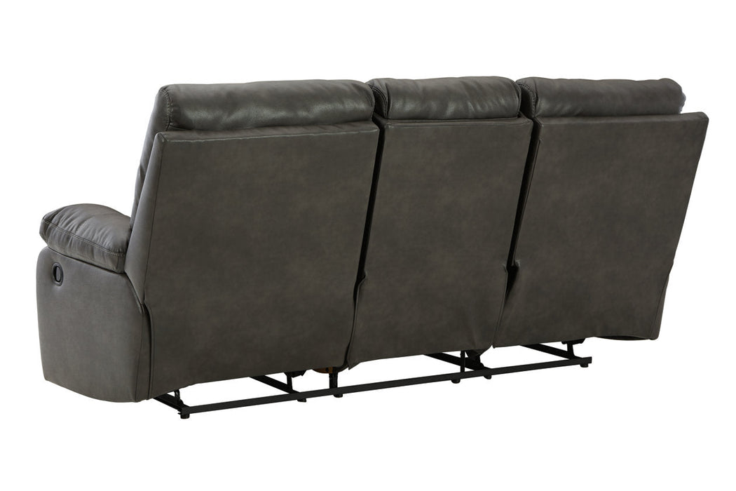 Willamen Quarry Reclining Sofa with Drop Down Table - 1480189 - Vega Furniture