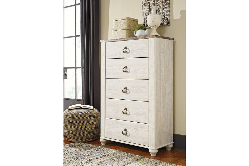 Willowton Two-tone Chest of Drawers - B267-46 - Vega Furniture