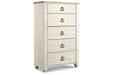 Willowton Two-tone Chest of Drawers - B267-46 - Vega Furniture