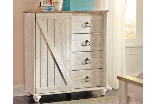 Willowton Whitewash Dressing Chest - B267-48 - Vega Furniture