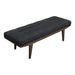 Wilson Taupe/Natural Upholstered Tufted Bench - 910213 - Vega Furniture