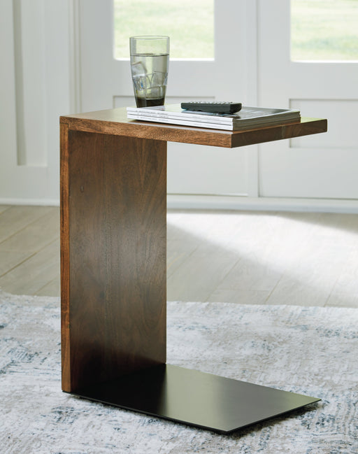 Wimshaw Brown/Black Accent Table - A4000618 - Vega Furniture