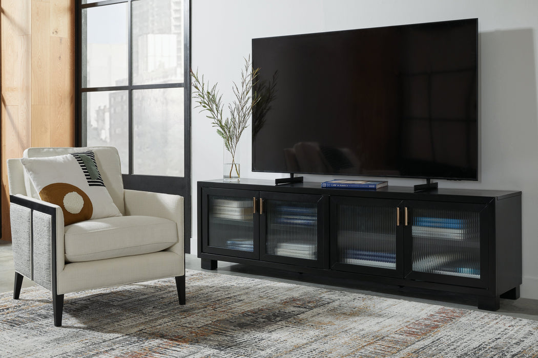 Winbardi Black 85" TV Stand - W786-78 - Vega Furniture