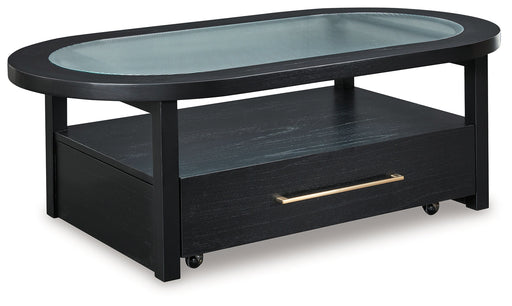 Winbardi Black Coffee Table - T786-0 - Vega Furniture