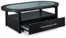 Winbardi Black Coffee Table - T786-0 - Vega Furniture