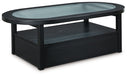 Winbardi Black Coffee Table - T786-0 - Vega Furniture