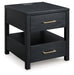 Winbardi Black End Table - T786-3 - Vega Furniture