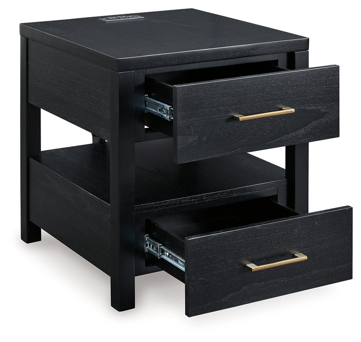 Winbardi Black End Table - T786-3 - Vega Furniture