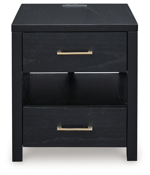 Winbardi Black End Table - T786-3 - Vega Furniture