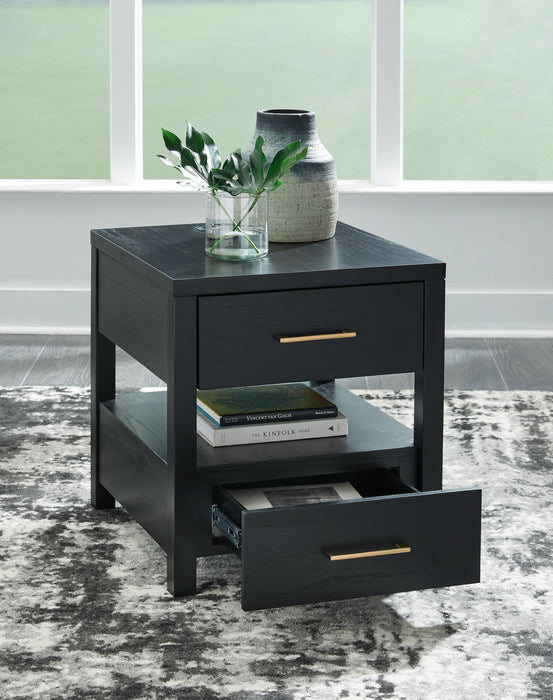 Winbardi Black End Table - T786-3 - Vega Furniture