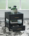 Winbardi Black End Table - T786-3 - Vega Furniture