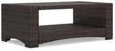 Windglow Brown Outdoor Coffee Table - P340-701 - Vega Furniture