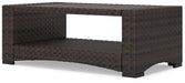 Windglow Brown Outdoor Coffee Table - P340-701 - Vega Furniture