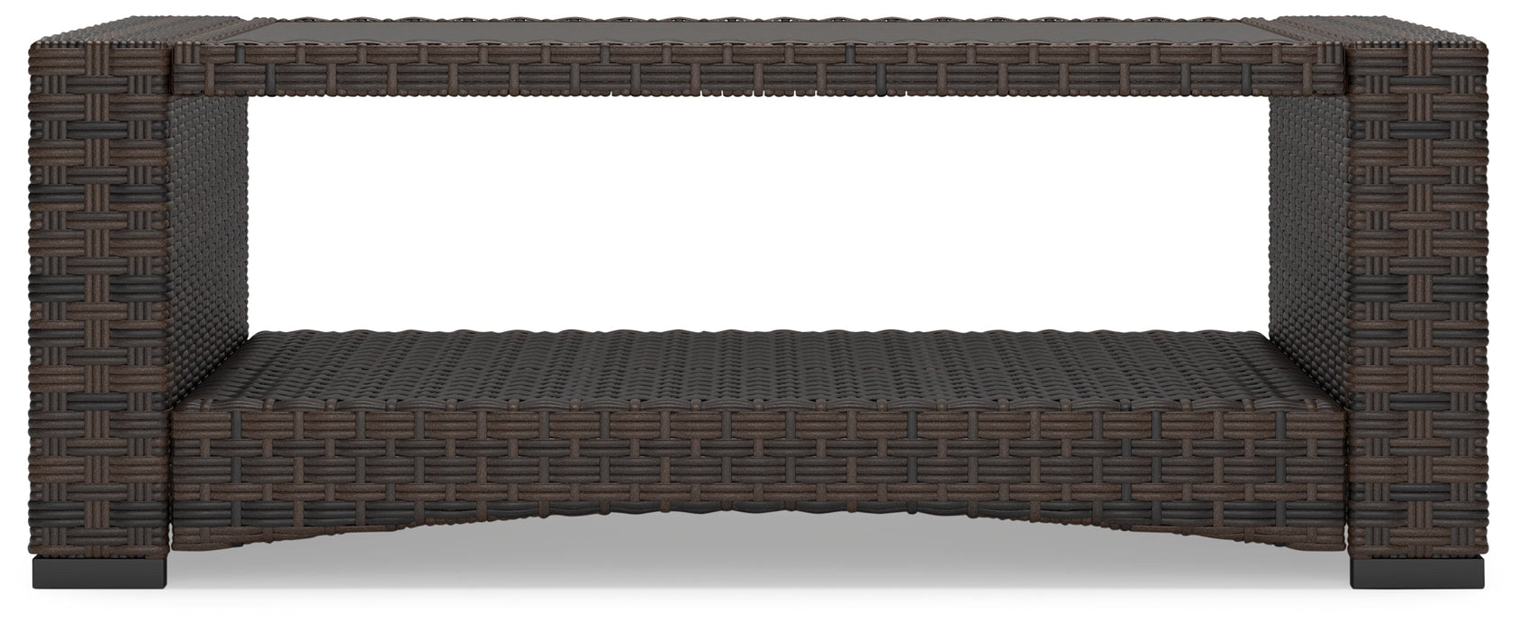 Windglow Brown Outdoor Coffee Table - P340-701 - Vega Furniture