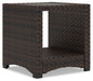 Windglow Brown Outdoor End Table - P340-702 - Vega Furniture