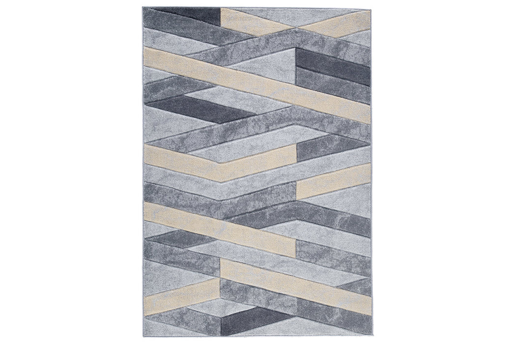 Wittson Beige/Gray Medium Rug - R404962 - Vega Furniture