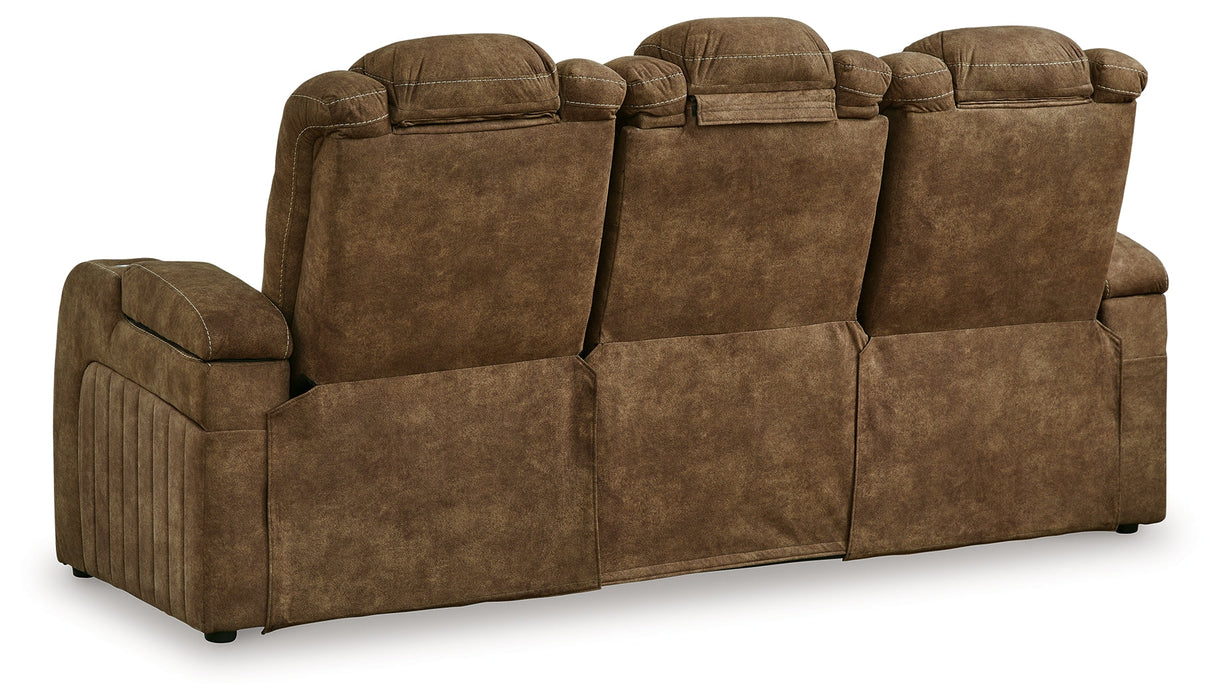 Wolfridge Brindle Power Reclining Sofa - 6070315 - Vega Furniture