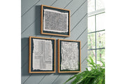 Wonderstow Black/Beige Wall Art, Set of 3 - A8000351 - Vega Furniture