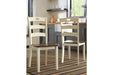 Woodanville Cream/Brown Dining Chair, Set of 2 - D335-01 - Vega Furniture