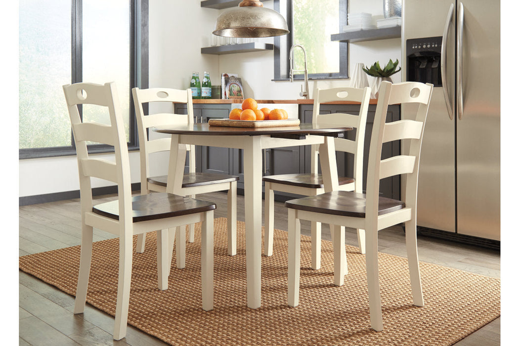 Woodanville Cream/Brown Dining Chair, Set of 2 - D335-01 - Vega Furniture