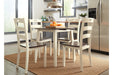 Woodanville Cream/Brown Dining Drop Leaf Table - D335-15 - Vega Furniture
