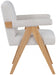 Woodloch Cream Boucle Fabric Accent Chair - 480Cream - Vega Furniture
