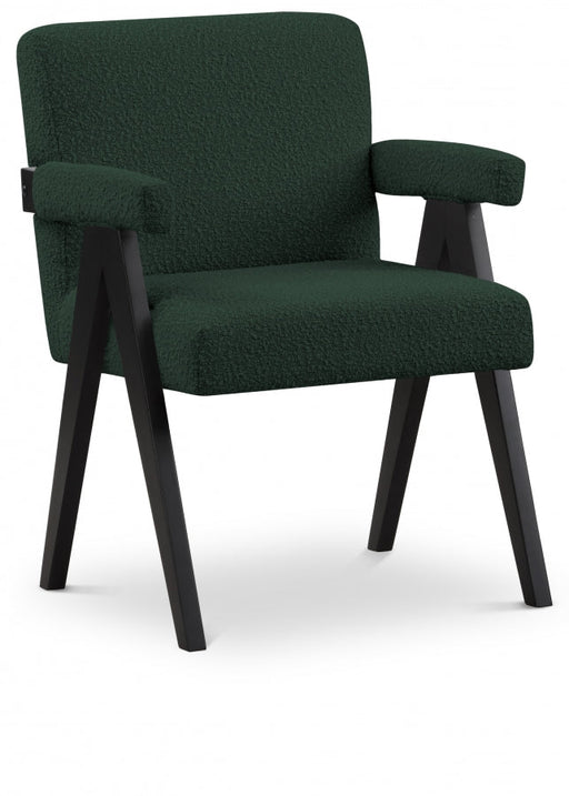 Woodloch Green Boucle Fabric Accent Chair - 481Green - Vega Furniture