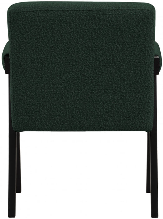 Woodloch Green Boucle Fabric Accent Chair - 481Green - Vega Furniture