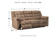 Workhorse Cocoa Reclining Sofa - 5840188 - Vega Furniture