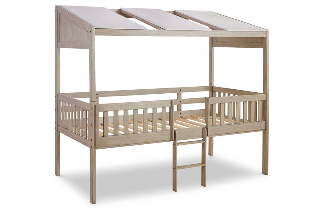 Wrenalyn Two-tone Twin Loft Bed - SET | B081-362P | B081-362R - Vega Furniture