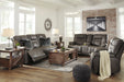 Wurstrow Smoke Power Reclining Living Room Set - SET | U5460215 | U5460218 | U5460213 - Vega Furniture