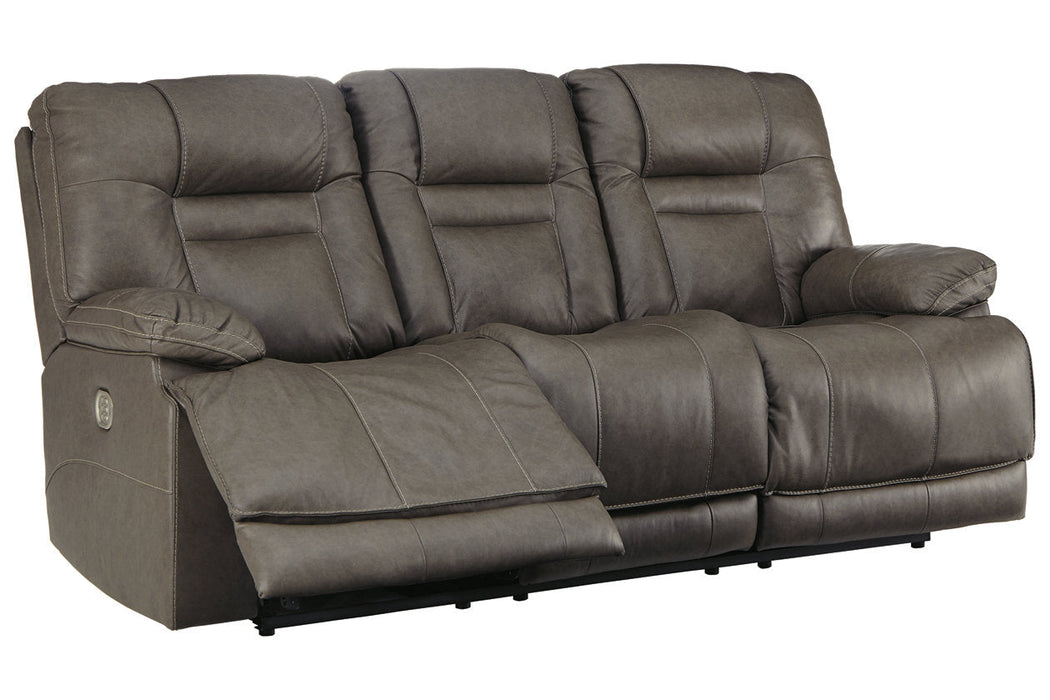 Wurstrow Smoke Power Reclining Sofa - U5460215 - Vega Furniture