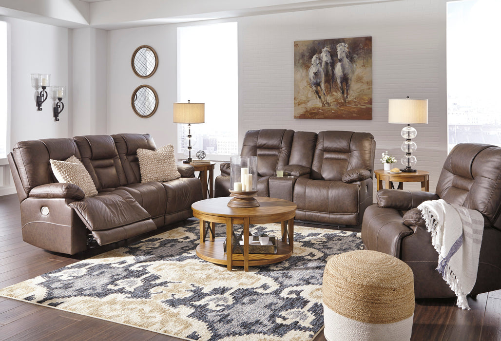 Wurstrow Umber Power Reclining Living Room Set - SET | U5460315 | U5460318 - Vega Furniture