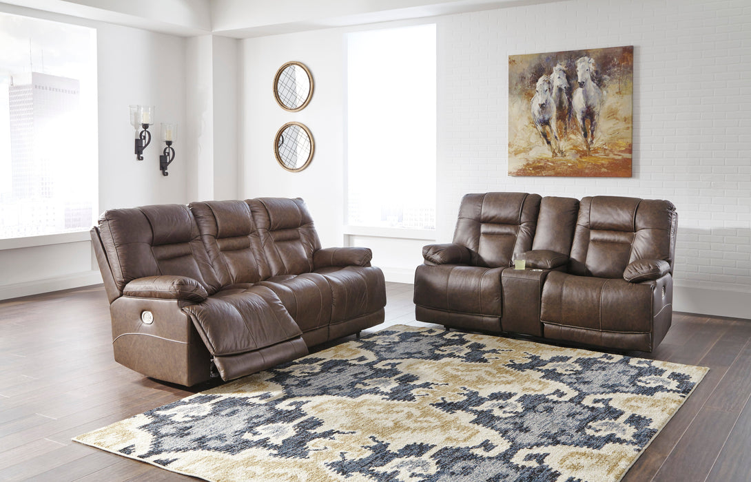 Wurstrow Umber Power Reclining Living Room Set - SET | U5460315 | U5460318 - Vega Furniture