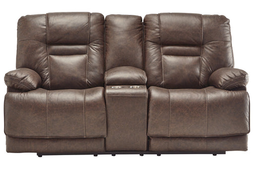 Wurstrow Umber Power Reclining Loveseat - U5460318 - Vega Furniture