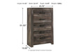 Wynnlow Gray Chest of Drawers - B440-46 - Vega Furniture