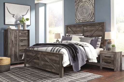 Wynnlow Gray Crossbuck Panel Bedroom Set - SET | B440-56 | B440-58 | B440-99 | B440-31 | B440-92 - Vega Furniture