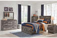 Wynnlow Gray Full Crossbuck Panel Bed - SET | B440-55 | B440-86 - Vega Furniture