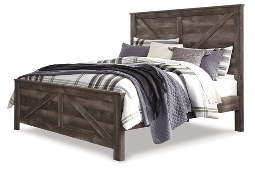Wynnlow Gray King Crossbuck Panel Bed - SET | B440-56 | B440-58 | B440-99 - Vega Furniture