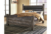 Wynnlow Gray King Poster Bed - SET | B440-62 | B440-66 | B440-68 | B440-99 - Vega Furniture