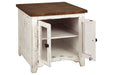 Wystfield White/Brown End Table - T459-3 - Vega Furniture