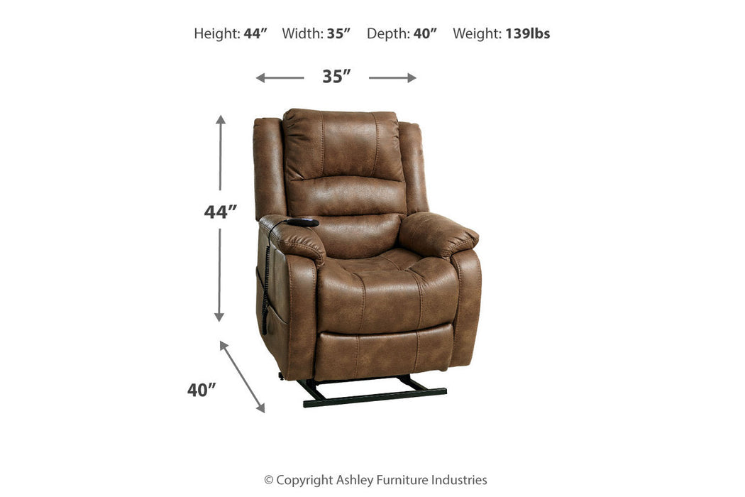 Yandel Saddle Power Lift Recliner - 1090012 - Vega Furniture