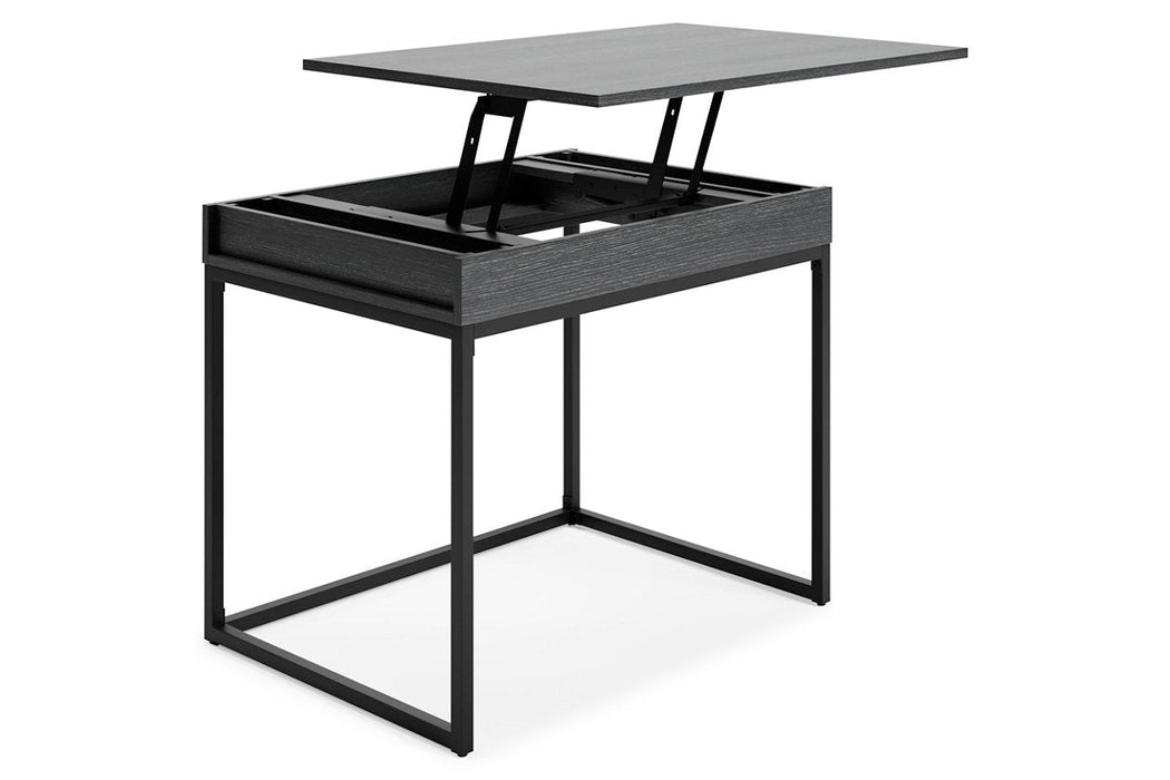 Yarlow Black 36" Home Office Desk - H215-13 - Vega Furniture