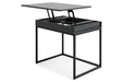 Yarlow Black 36" Home Office Desk - H215-13 - Vega Furniture